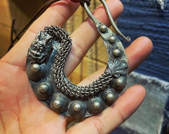 Handmade Tibet Silver Necklace +gift