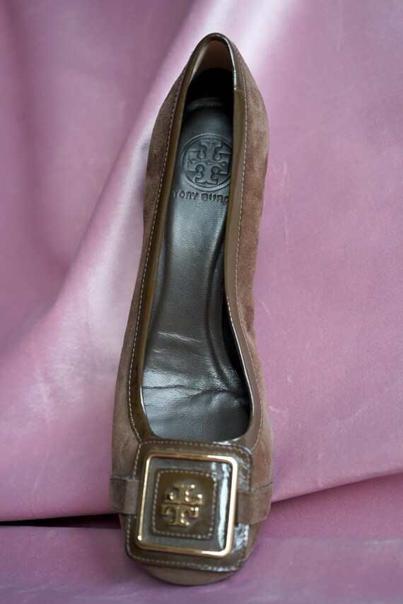 undulate mangel Enhed Tory Burch Vintage Heel Court Shoes UK Size 7-7.5 EU 40-40.5 - Etsy