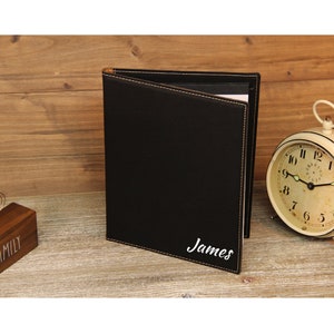 Personalized Leather Portfolio, Refillable Journal, Personalized Portfolio, Customized  Journal, Personalized Notebook, Graduation Gift