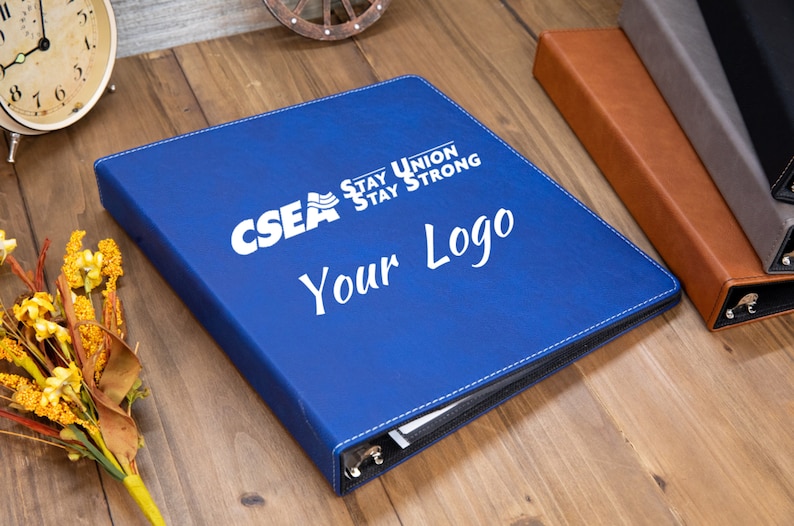 3 Ring Binder Portfolio Custom Binder Cover Leather Binder Etsy