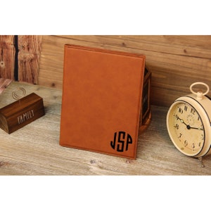 Refillable Journal, Personalized Leather Portfolio, Personalized Portfolio, Customized  Journal, Personalized Notebook, Graduation Gift
