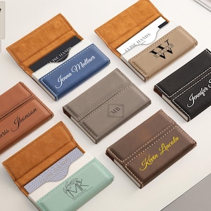 Porte-cartes de visite, Porte-cartes de visite, Carte de visite, Porte-cartes de crédit, Cadeau personnalisé, Cadeau personnalisé, Cadeau d'entreprise, Cadeau pour lui
