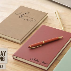 Customized Leather Journal,  Personalized Notebook, Monogrammed Custom Journal, Personalized Gift, Travel Journal for Men and Women