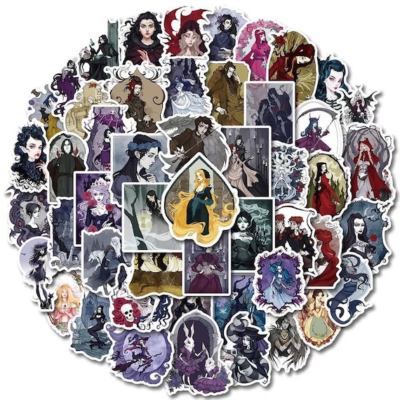 Dark Fairytale Stickers, Dark Fantasy Stickers Stickers for Book Lovers,  Gifts for Readers 