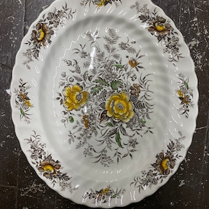 Vintage Beacon Hill by Hostess Tableware Ironstone Platter