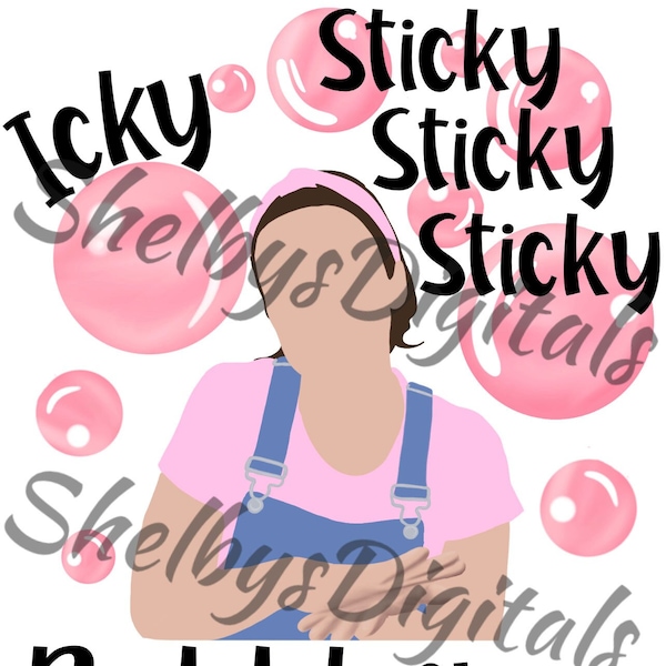 Ms Rachel Picky Sticky Bubblegum Svg Etsy
