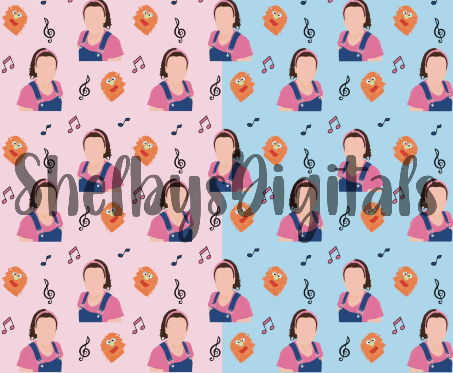 Ms. Rachel and Herbie Seamless Files Etsy