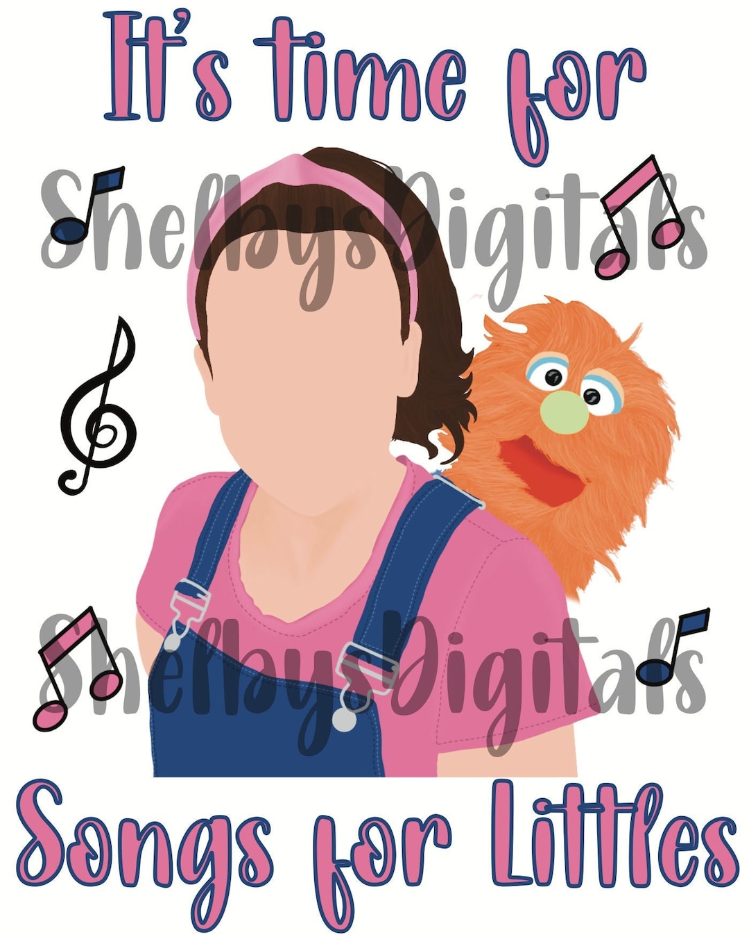 Ms. Rachel and Herbie Sublimation Etsy