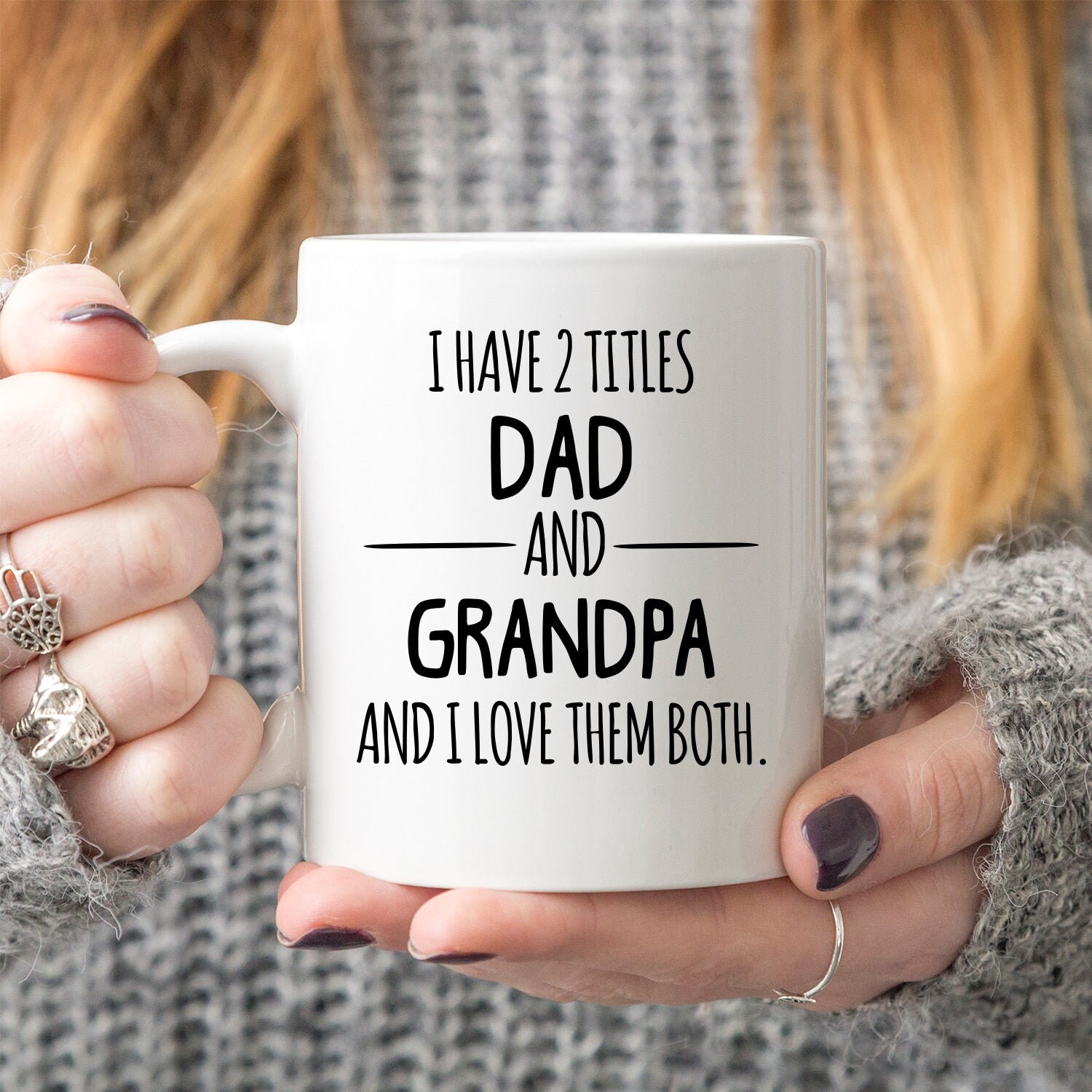 I Have Two Titles Dad and Grandpa Funny Coffee Mug With Quote - Etsy I Have Two Titles Dad and Grandpa Funny Coffee Mug With Quote - Etsy