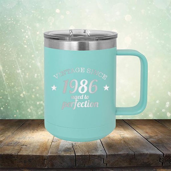 35th Birthday Tumbler, Funny Hot Drink Holder for 35 Year Olds, Gift for  Coworker, Present for Sister, Brother 
