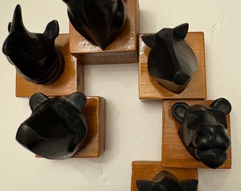Wildlife Sculptures of Solid Brass