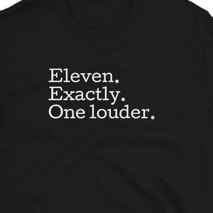 Spinal Tap &quot;These Go to 11&quot; Quote Tee-Cult Classic Rock Movie Shirt-Musician Gift-Retro Film Tee