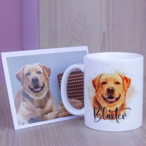 Personalized Dog Mug, Custom Dog Coffee Cup, Dog Face Mug, Custom Dog Photo Mug, Pet Photo Mug, Free Demos image 2