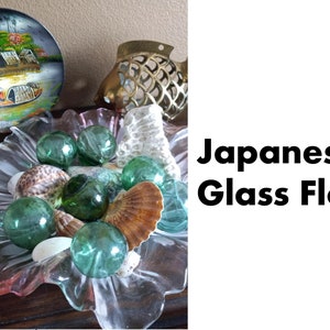 Old Vintage Japanese Glass fishing floats, Only 6.50 Each Star Seller & FREE Shipping for 6 or more floats