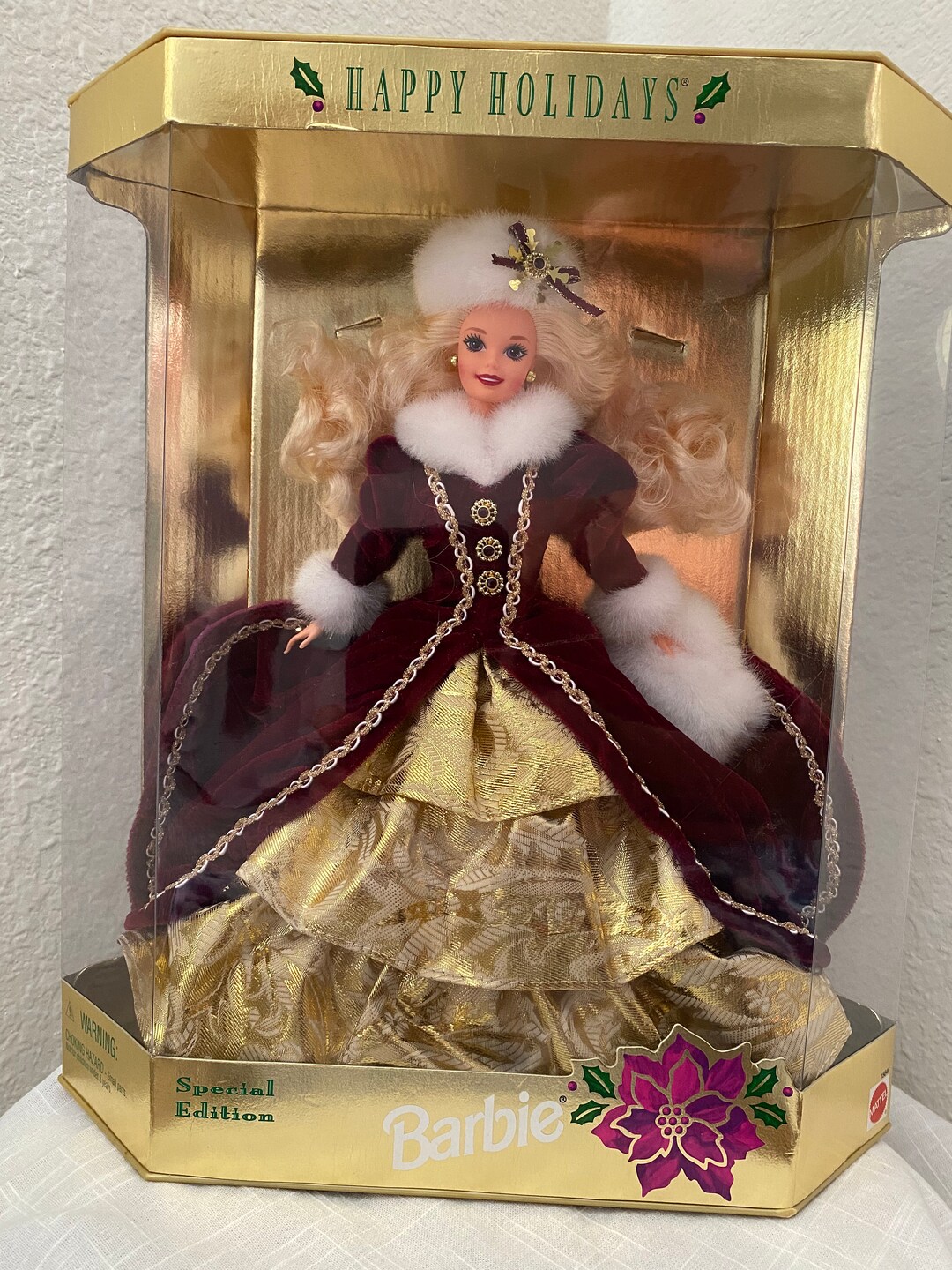 1996 Happy Holiday Barbie - Etsy