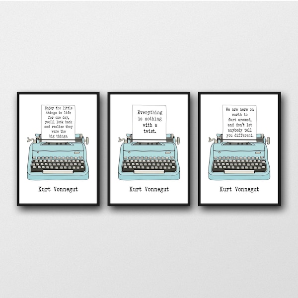 Kurt Vonnegut - Etsy