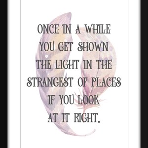 Scarlet Begonias Lyrics - Unframed Grateful Dead Print - Ideal Gift for Deadheads