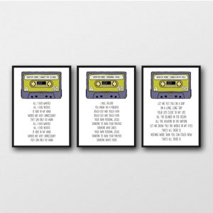 Set of 3 Depeche Mode Prints - Ideal Gift for Depeche Mode Fan