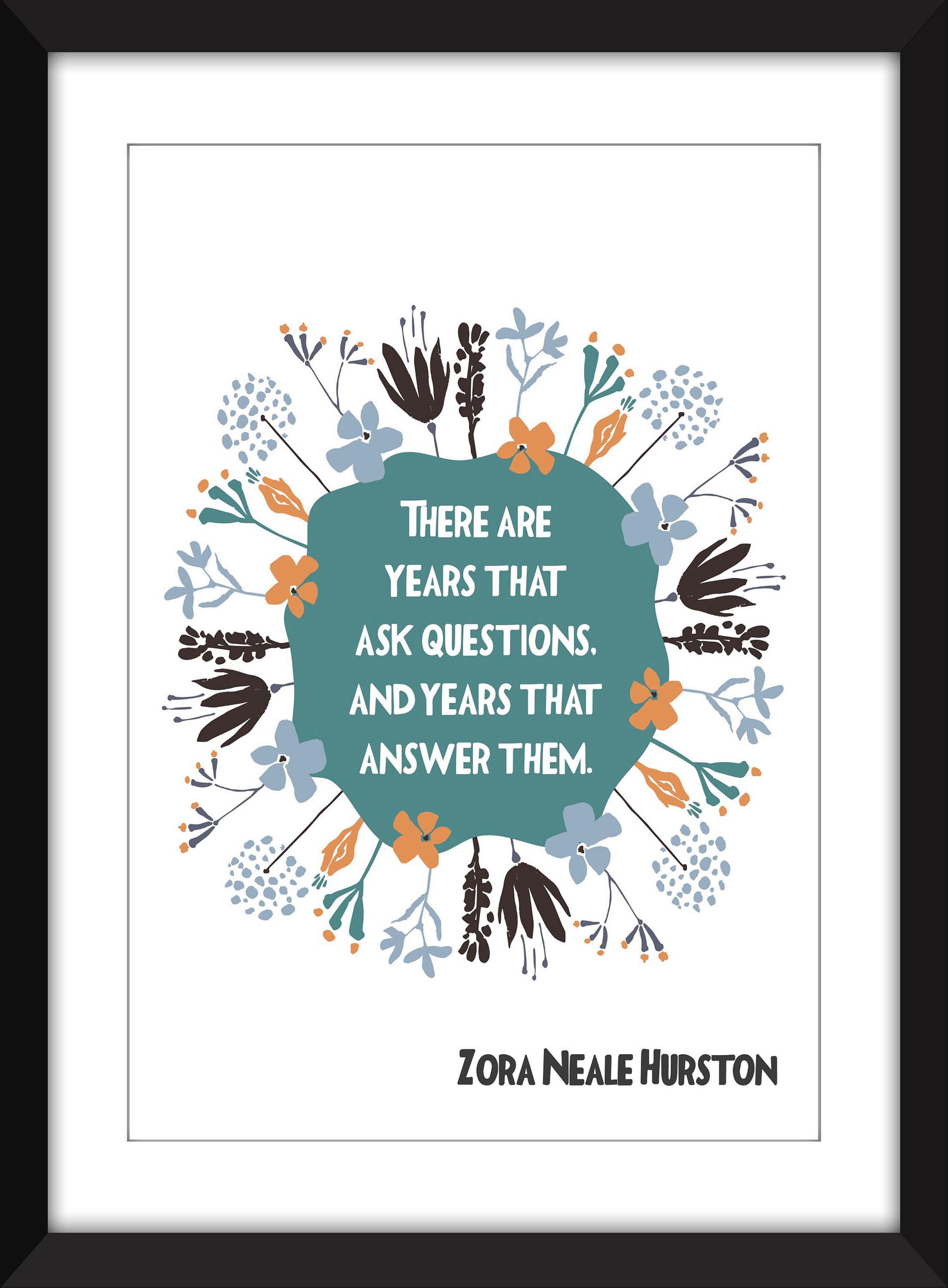 There are years that ask questions and years that answer them unframed