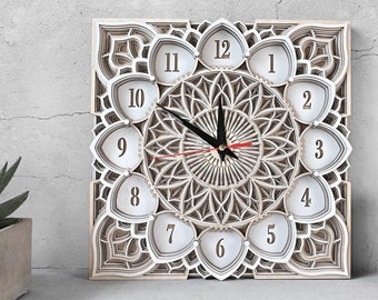 Wall Clock,  Wall Decor, Wall Art, Clocks For Wall, Hand Made Gift