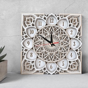 Wall Clock,  Wall Decor, Wall Art, Clocks For Wall, Hand Made Gift