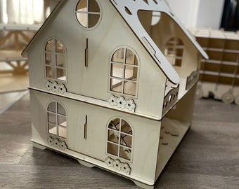 Holz Puppenhaus Bausatz
