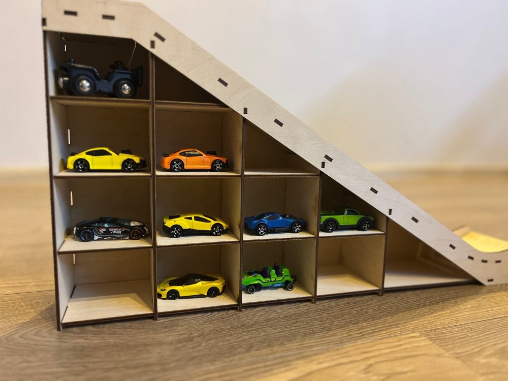 Étui de rangement pour jouets compatible avec Hot Wheels Car, pour boîtes  d'allumettes, support de transport portable pour 36 jouets de voiture  (boîte uniquement)