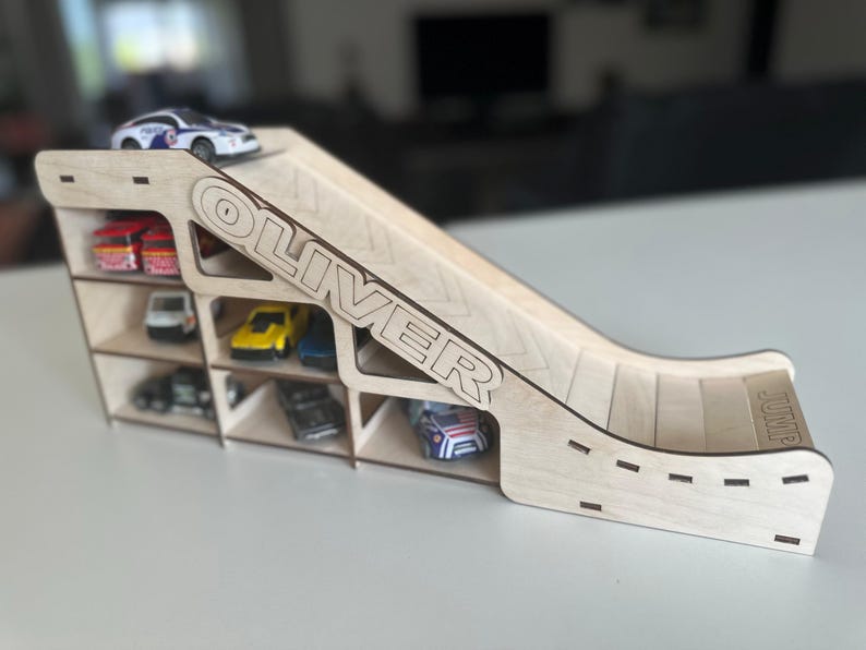 Mini Racetrack Ramp | Toddler Race Track | Personalised Toddler ...