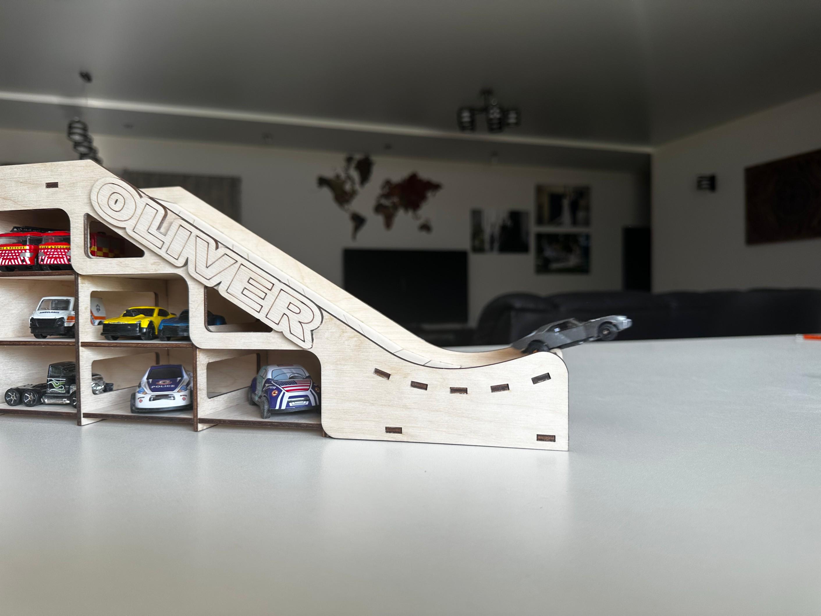 Miniature Racetrack Railing Mini Racetrack Ramp | Toddler Race Track | Personalised Toddler ...