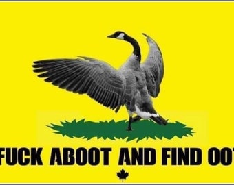 Canada Goose Gadsden Snake Flag Freedom Convoy Trucker Protest Vinyl Sticker