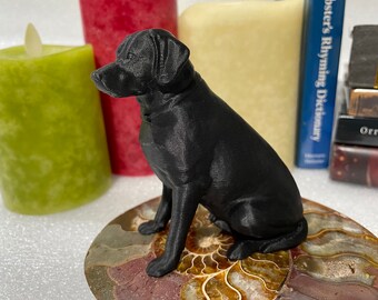 small black lab figurines