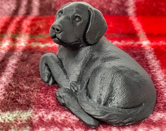 small black lab figurines
