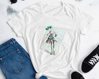 Abstract Fashion Illustration Women's Short Sleeve T-shirt
