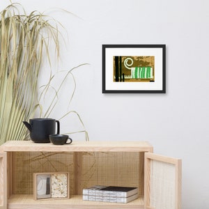 Abstract Elephant - Matte Paper Framed Poster 30x40cm