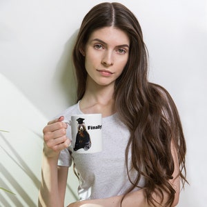 Absolvent Bär Lustige Keramik Tasse / 11oz oder 15oz / Geschenk