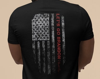 Let&#39;s Go Brandon Short Sleeve Shirt, Republican Shirt, Brandon Chant T-shirt, Brandon Biden Shirt, FJB Shirt Republican Gifts