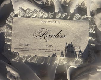 Wedding Seating Cards / placecards / escort cards / lace placecards / tassel placecards