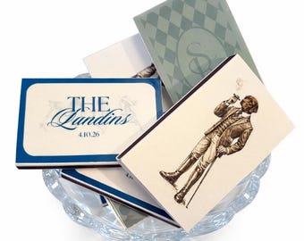 Custom matchbooks / wedding favors / party favors / matchboxes/ matchooks / personalized matchbooks