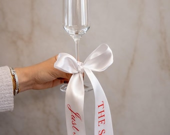 Personalized ribbons for brides / bride & grooms / bridal party / wedding seating cards / name tags / wedding accessories / custom ribbon