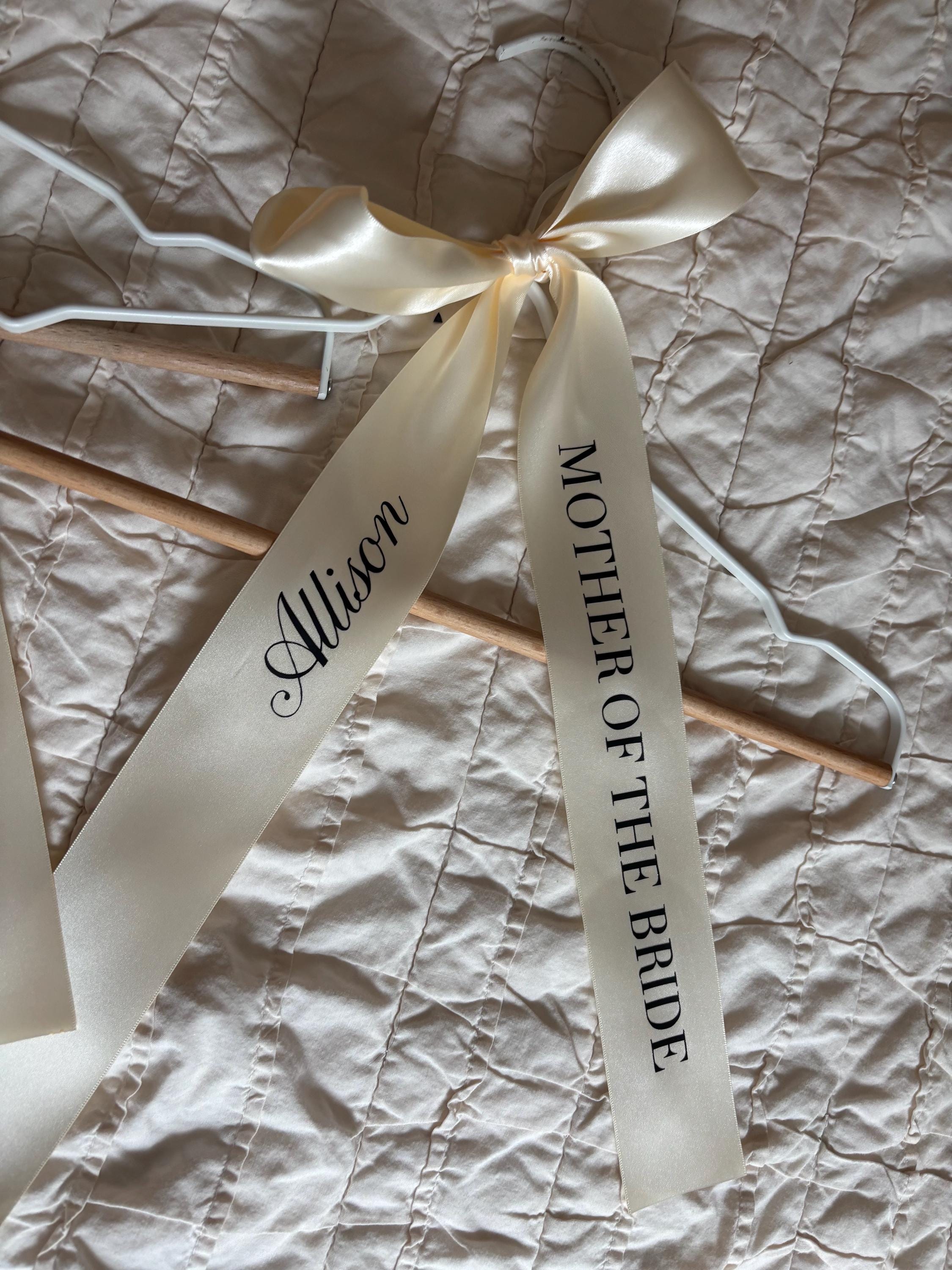 Personalized Bridal Party Ribbons for Hangers - Etsy