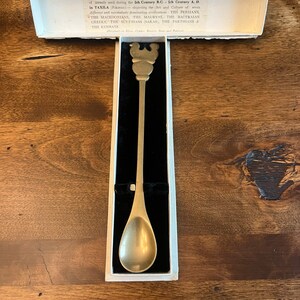 Hand-made “Replica” of  utensils - spoon - used during the 5th Century A.D. in Taxila (Pakistan) - Persians, Macedonians, Greek, Parthians