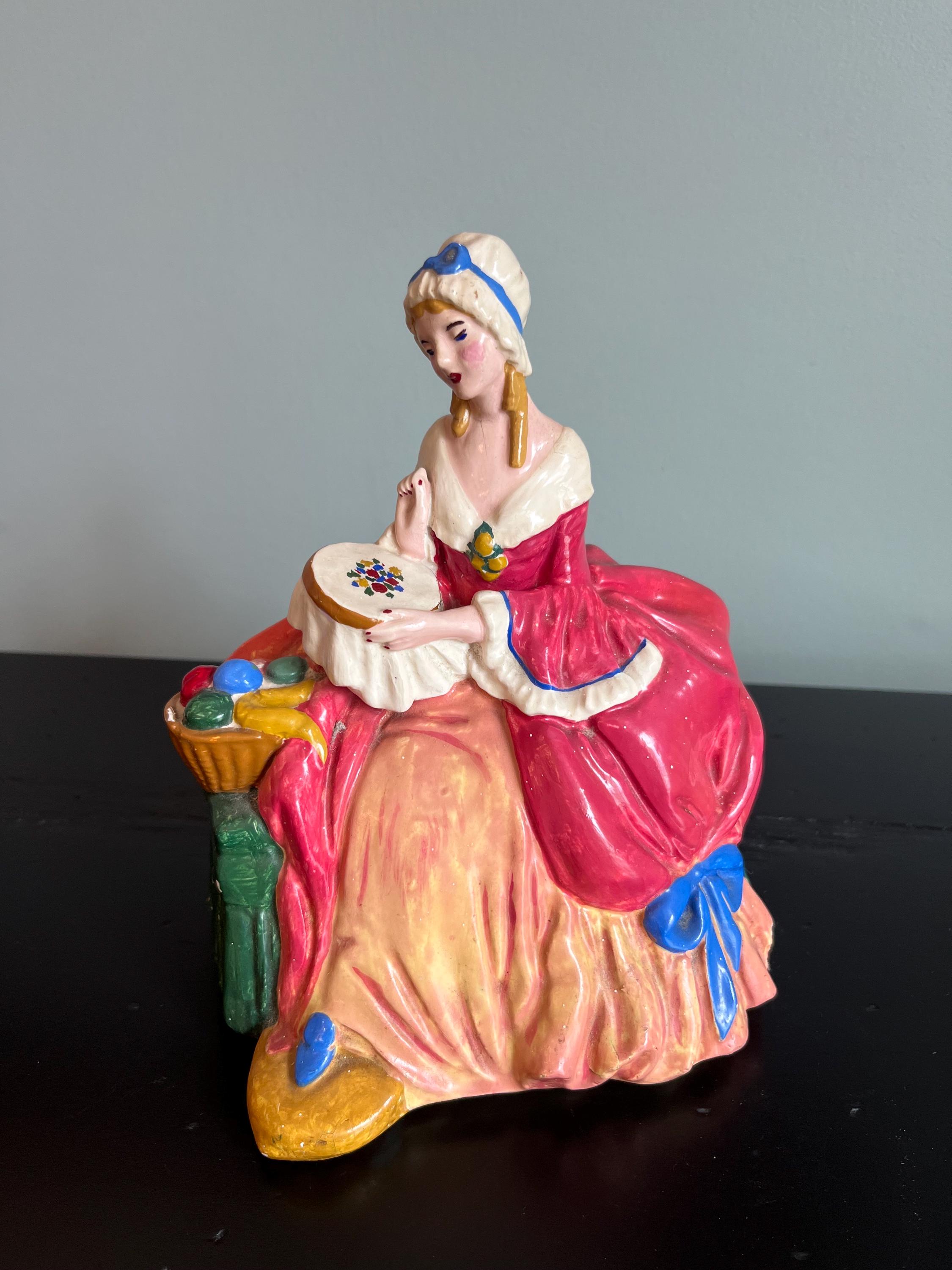 ロイヤルドルトン　フィギュリン　ペネロペ　Penelope 陶人形 ロイヤルドルトンフィギュリンペネロペPenelope 陶人形