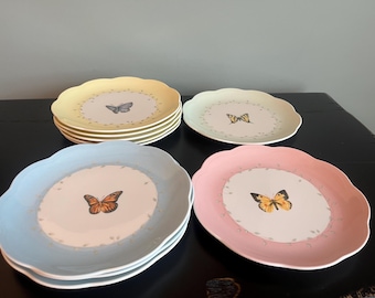 Lenox Butterfly Meadow replacement dessert plate - 8 inch diameter - your choice