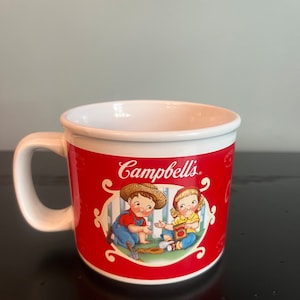 Campbell’s Soup Co Mug / Bowl 2002 Westwood Cup 31881 Children Farming - Nice!
