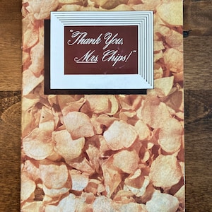 Vintage 1940s “Thank You, Mrs. Chips” Recipe Booklet - Entertaining Advice - National Potato Chip Institute - DanDee Potato Chips  Cleveland