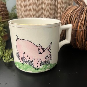 Vintage Pig Mug - Etsy