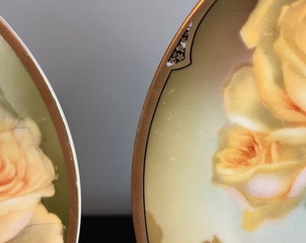 Set of 2 Antique Thomas Sevres Bavaria Plate 7 1/2 Inch Miramar