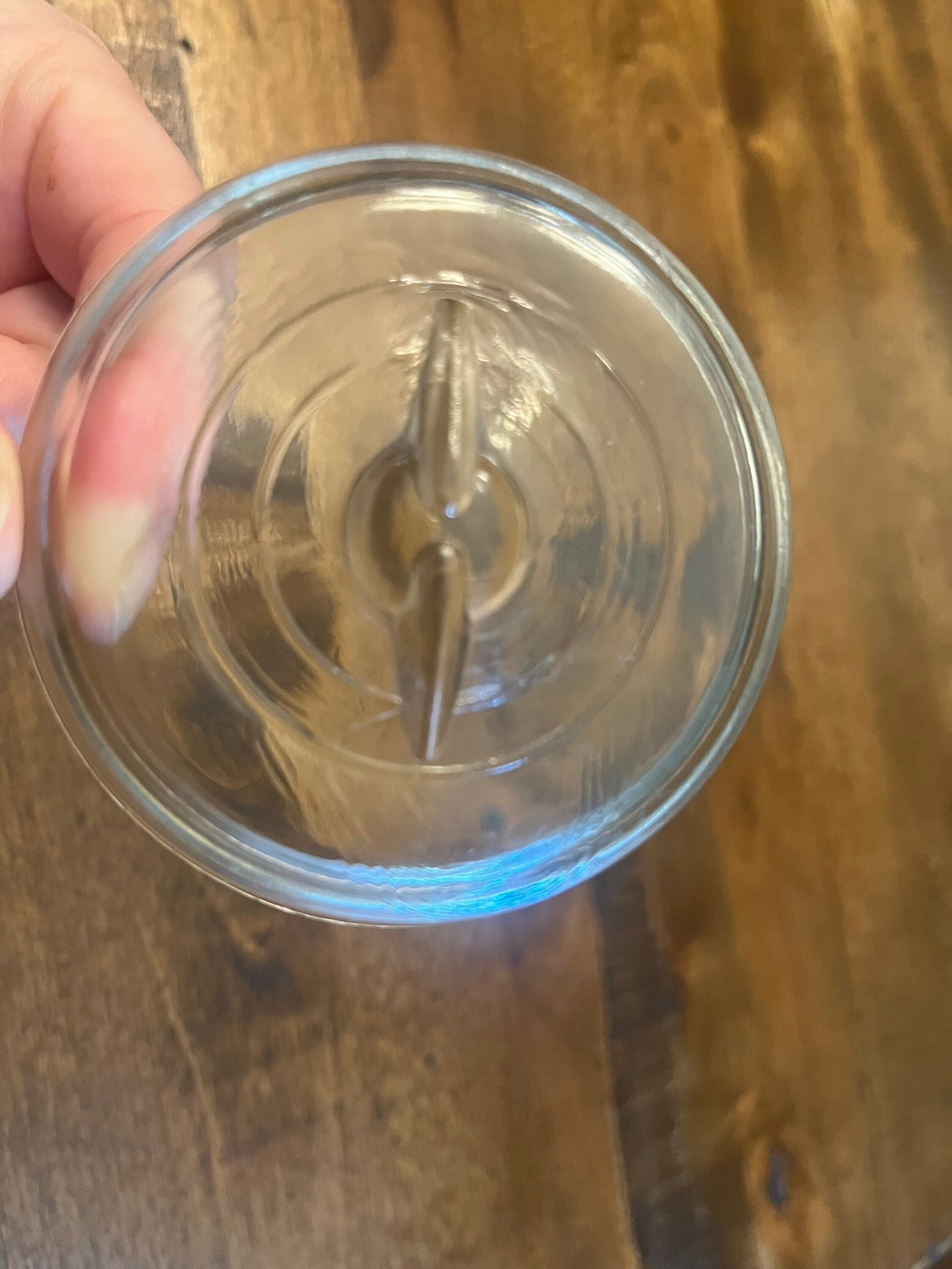 1 Vintage Clear Glass Jar Lid for Wire Bail Jars STANDARD or Etsy