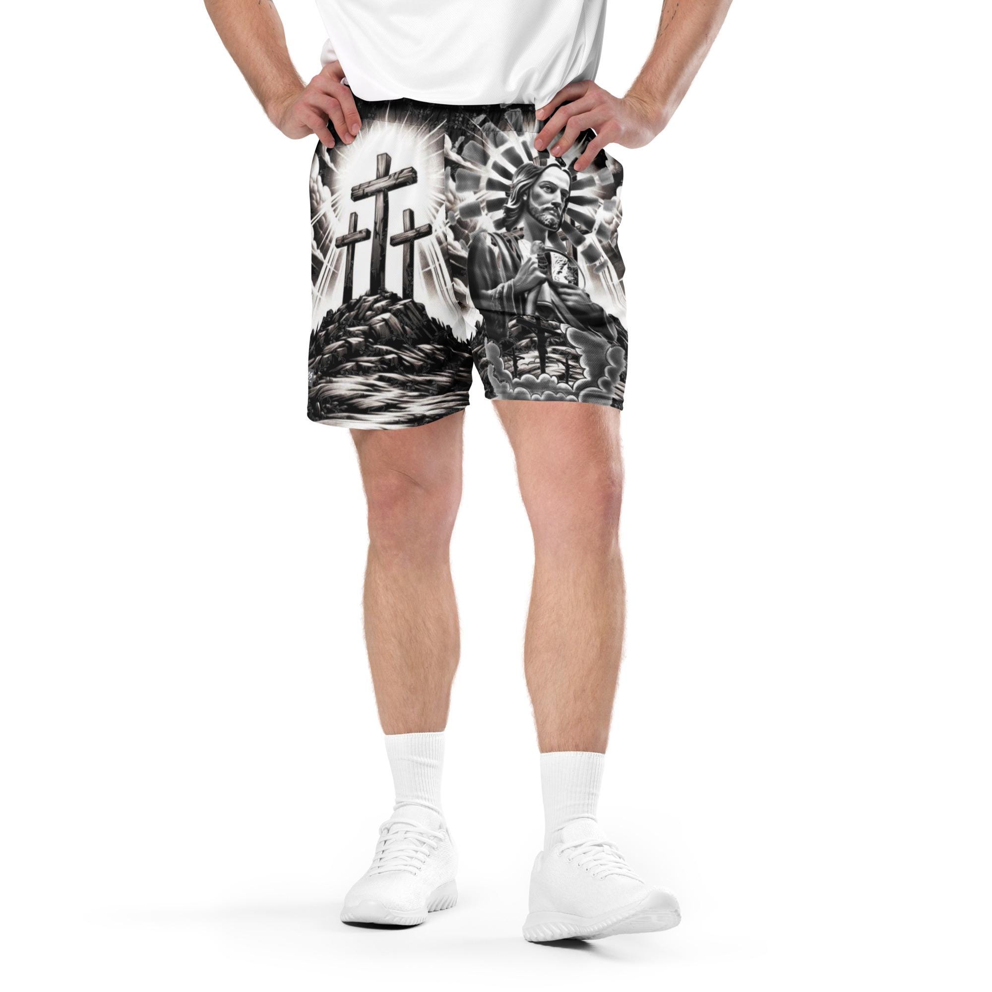 San Judas Tadeo Mesh Shorts - Etsy Israel