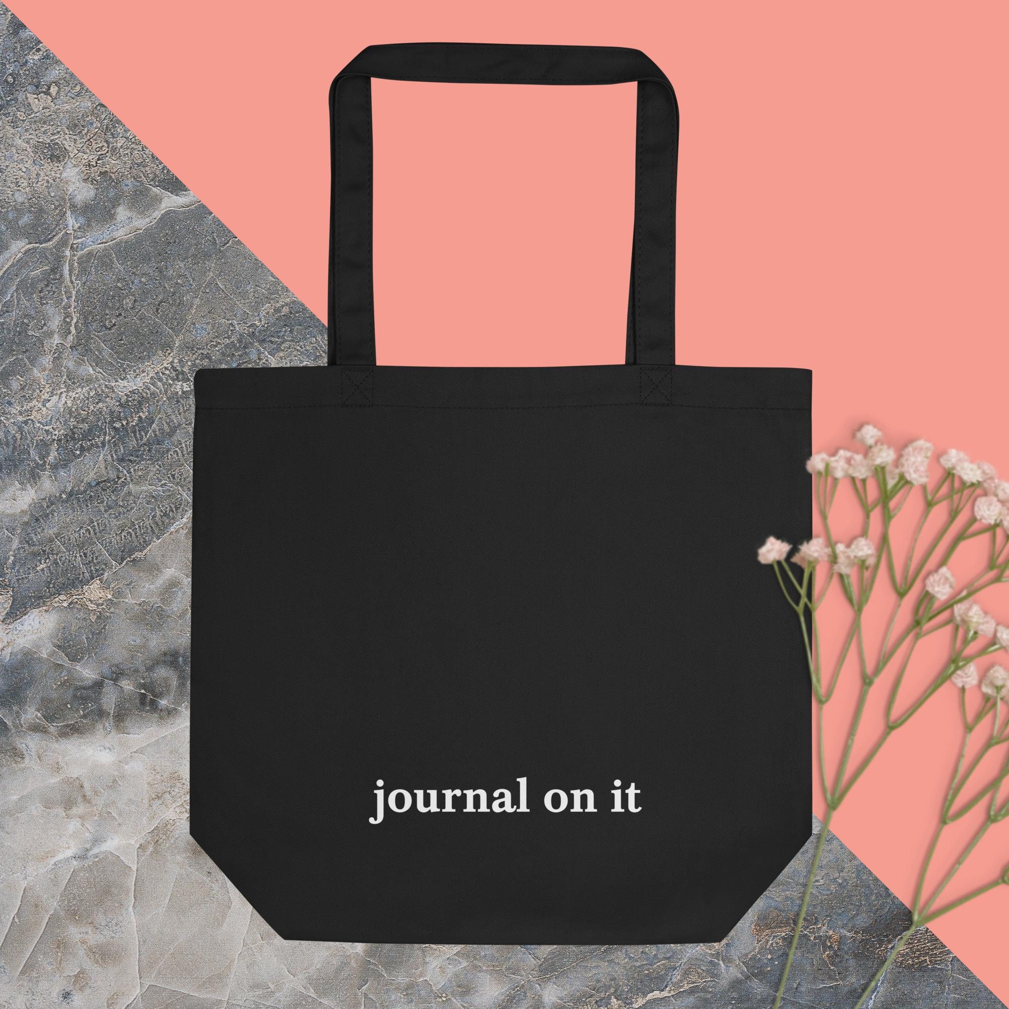 The Journal Club Tote Bag Eco Tote Bag Journal Accessory 
